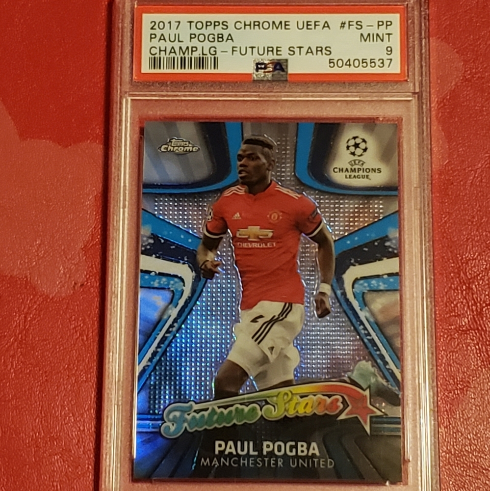 Paul Pogba (MU) - 2017 Topps Chrome UEFA Champions League Future Stars